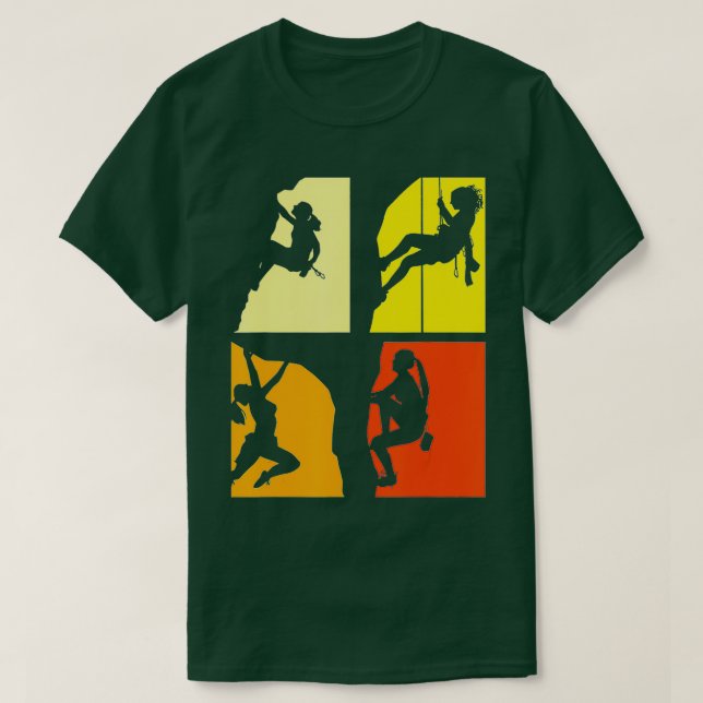 Climber Women Girls Kids Rock Climbing  T-Shirt (Design vorne)