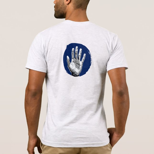 Climbers Hand Rough Logo T-Shirt (Rückseite)
