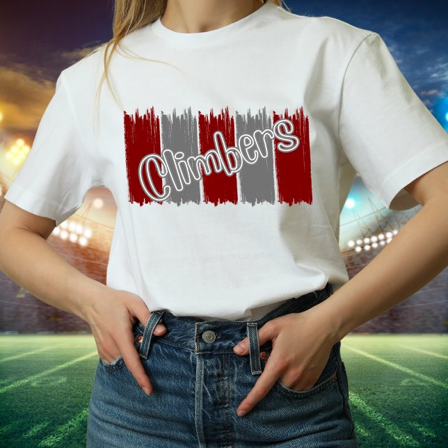 Climbers Paint Stripes Tshirt (Von Creator hochgeladen)