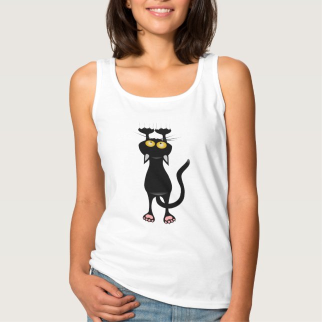 Climbing Cat T-Shirt (Vorderseite)