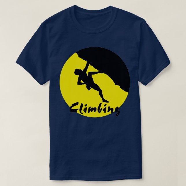 Climbing female climber Triblend T-Shirt (Design vorne)