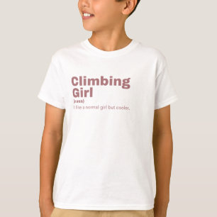 Climbing Girl - Climbing T-Shirt