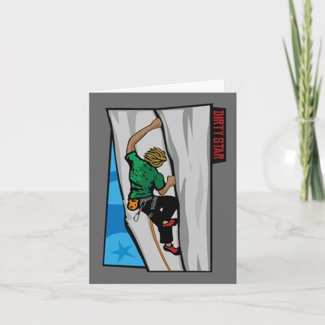 Climbing Granite Card Karte (Vorderseite)