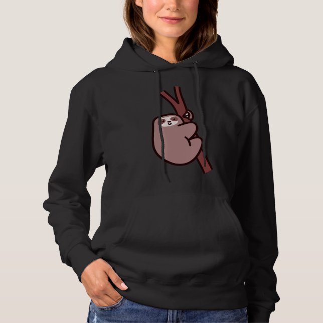 Climbing Sloth Hoodie (Vorderseite)