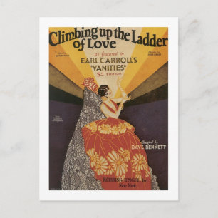 Climbing Up The Ladder Of Love Songbook Cover -> A Postkarte