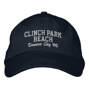 Clinch Park Beach Traverse City MI Baseballkappe Bestickte Baseballkappe