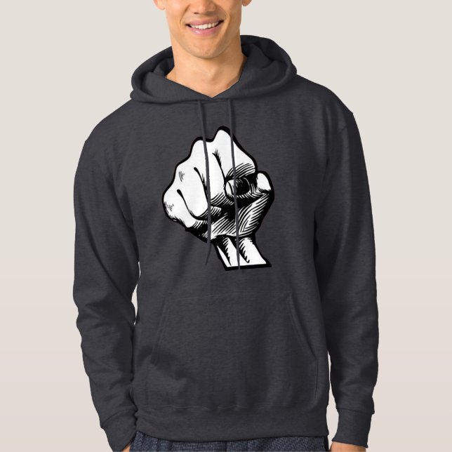 Clinched Fist Hoodie (Vorderseite)