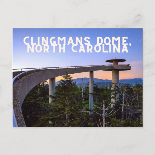 Clingmans Dome, North Carolina Postcard Postkarte (Vorderseite)