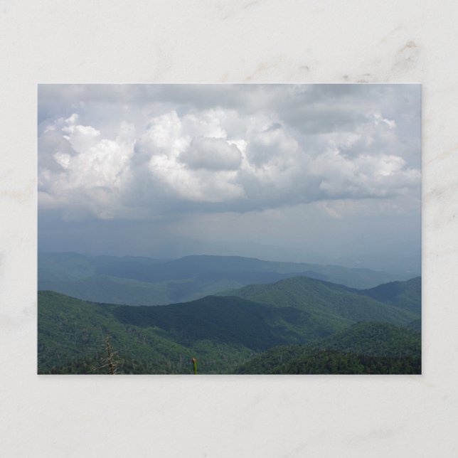 Clingmans Dome Postkarte (Vorderseite)