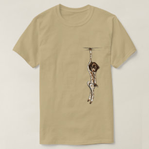 Clingy deutscher kurzhaariger Zeiger T-Shirt