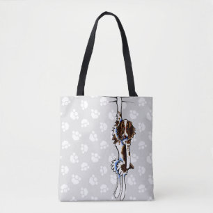 Clingy Liver White Springer Spaniel