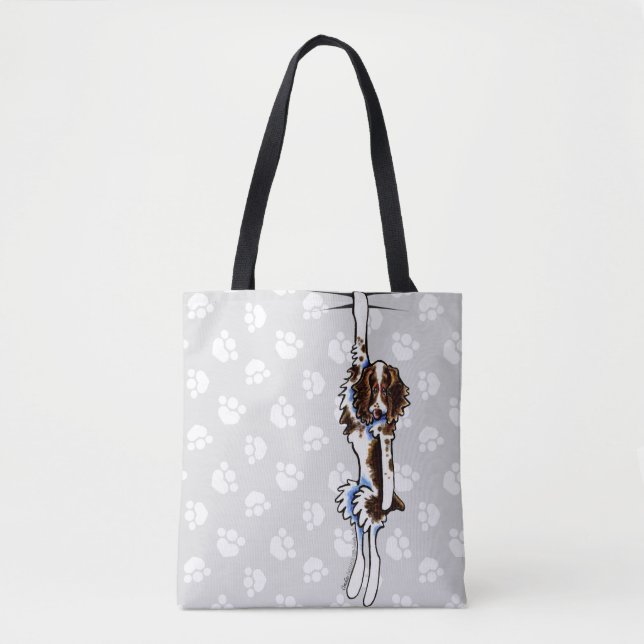 Clingy Liver White Springer Spaniel (Vorderseite)