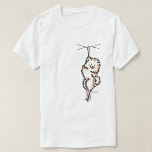 Clingy White Spitz T - Shirt