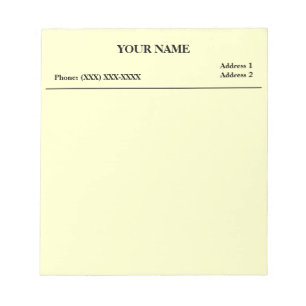 Clinic Memo Pad (weiß) Notizblock