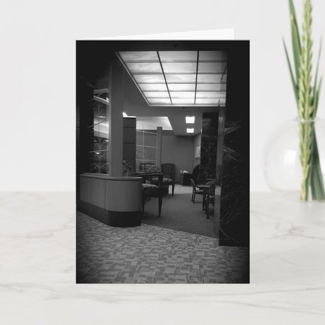 "Clinic Wart Room" Get Well Card Karte (Vorderseite)