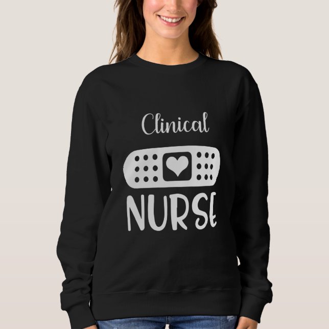 Clinical Nurse Sweatshirt (Vorderseite)