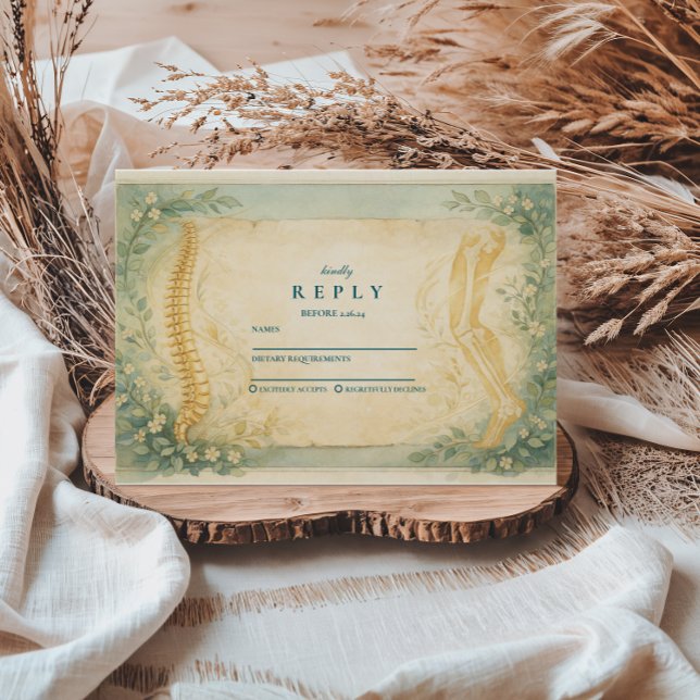 Clinical Physical Therapy Graduation RSVP Karte (Von Creator hochgeladen)