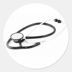 Clinical Stethoscope Runder Aufkleber