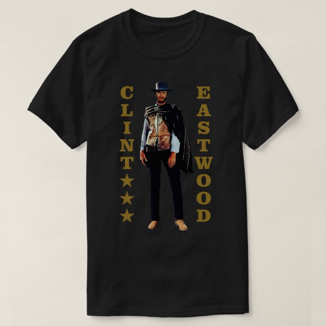 Clint Eastwood 1 T-Shirt (Design vorne)