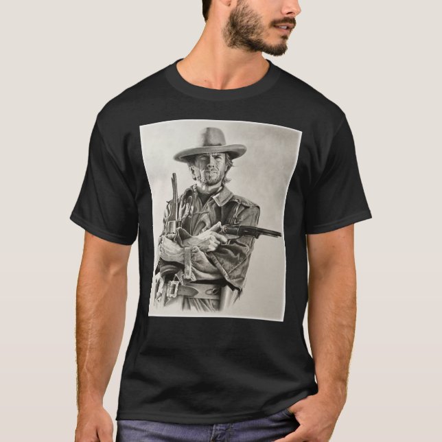 Clint Eastwood sketch Classic T - Shirt (Vorderseite)