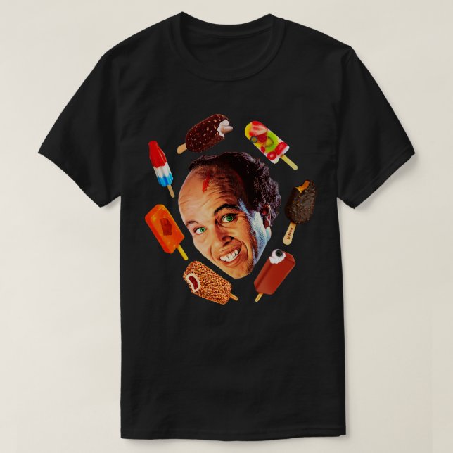 Clint Howard ist der Eiskremsmann T-Shirt (Design vorne)