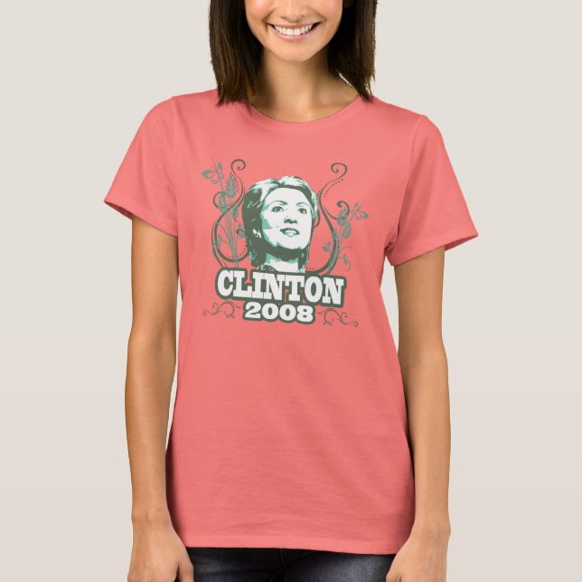 Clinton 08 Butterflies T-Shirt (Vorderseite)