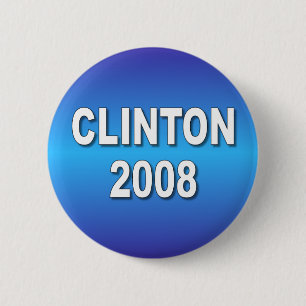 Clinton 2008 button