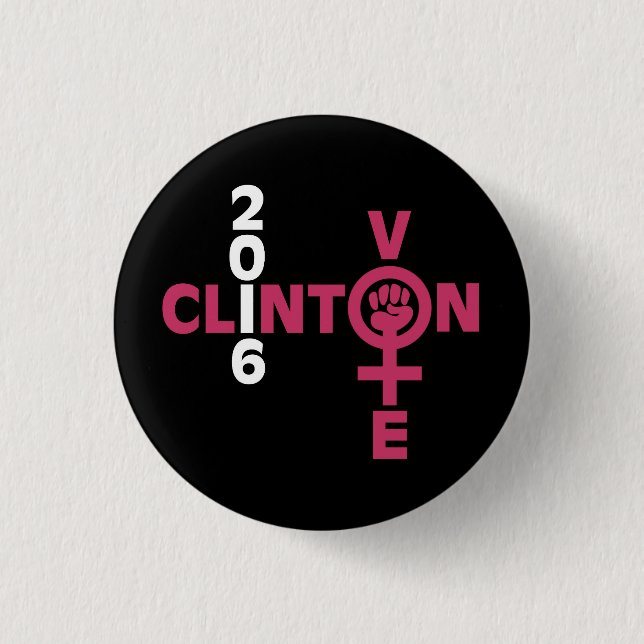 Clinton 2016 button (Vorderseite)