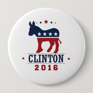 CLINTON 2016 ROCKWELL - .PNG BUTTON