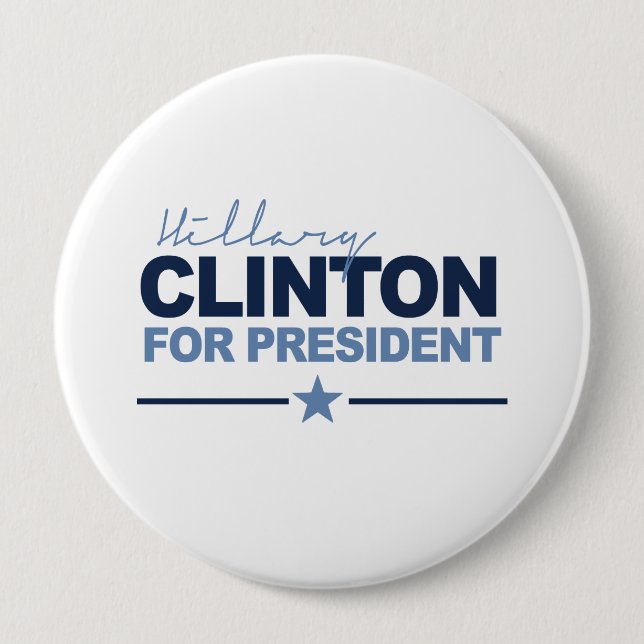 CLINTON 2016 SIGNERICA - .PNG BUTTON (Vorderseite)