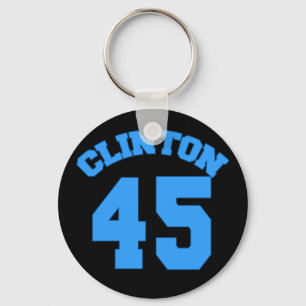 CLINTON 45 - Hillary for President Schlüsselanhänger