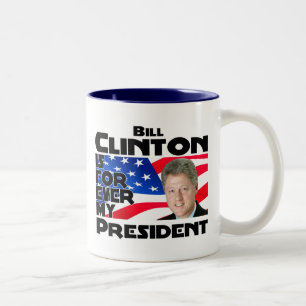 Clinton für immer zweifarbige tasse