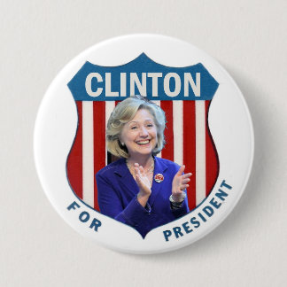 Clinton für Präsidenten 2016 Button