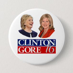 Clinton/Gore 16 Button
