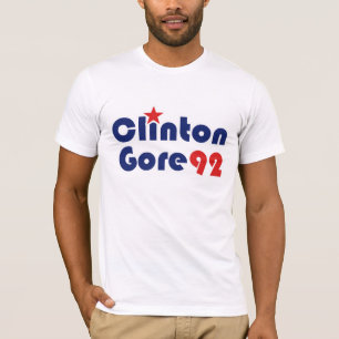 Clinton Gore 92 Retro-Demokrat T-Shirt