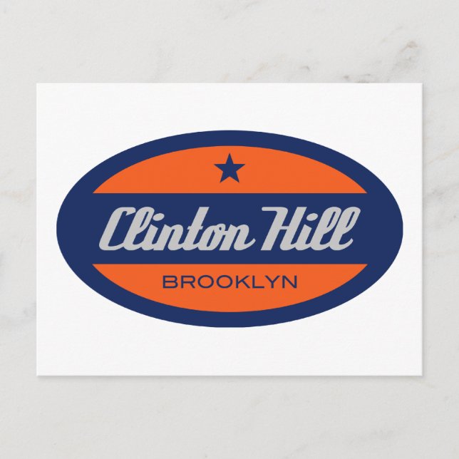 Clinton Hill Postkarte (Vorderseite)