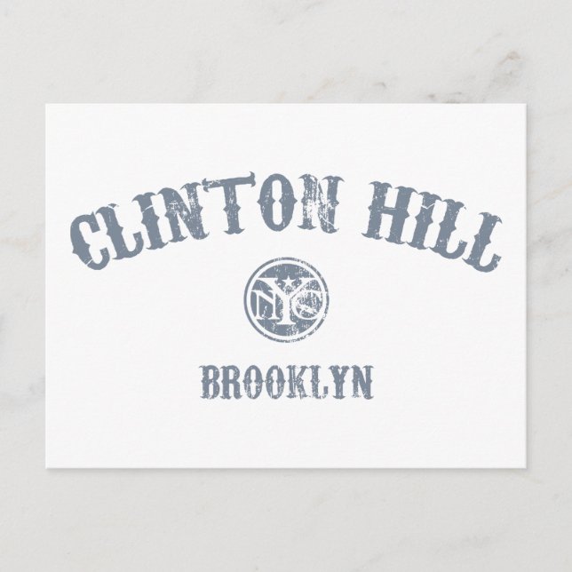 Clinton Hill Postkarte (Vorderseite)