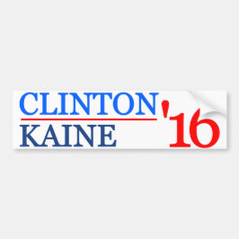 Clinton Kaine 2016 Autoaufkleber