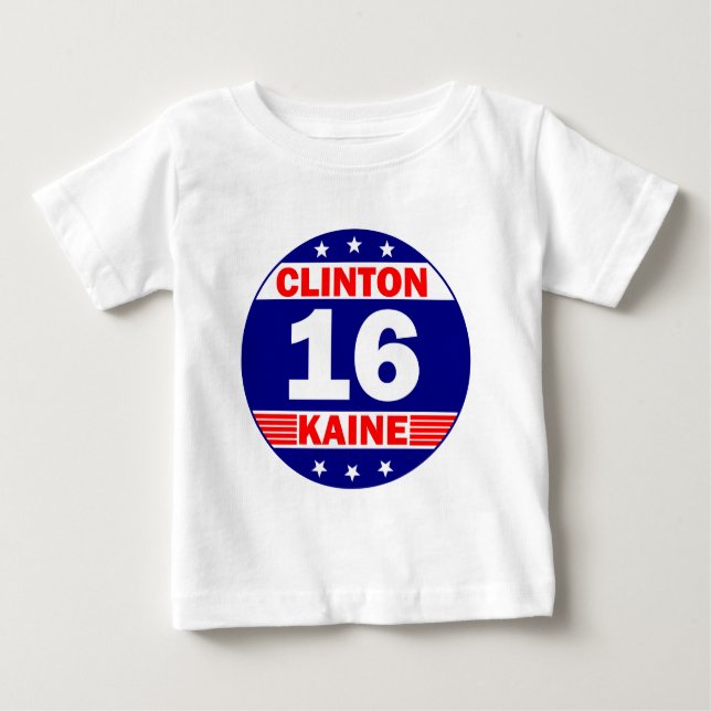 Clinton Kaine 2016 Baby T-shirt (Vorderseite)
