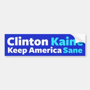 Clinton/Kaine: Behalten Sie gesunden Autoaufkleber