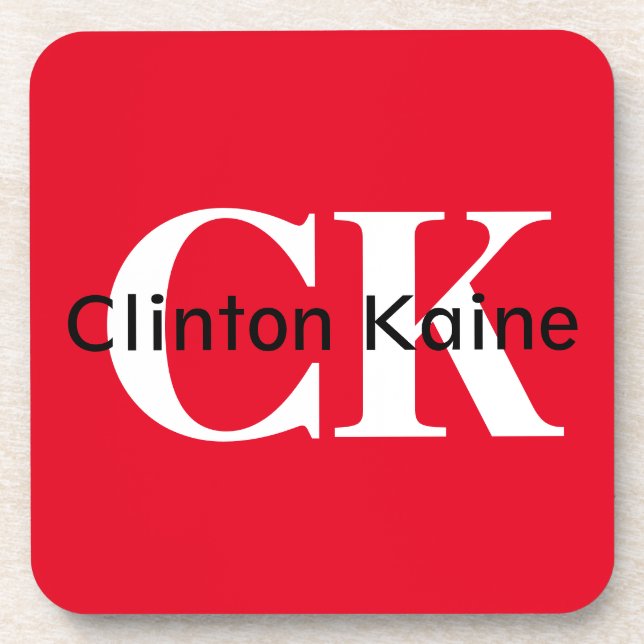 Clinton Kaine - CK 2016 Untersetzer (Vorderseite)