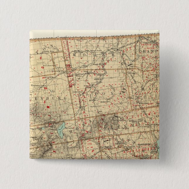 Clinton Landkreis Button (Vorderseite)