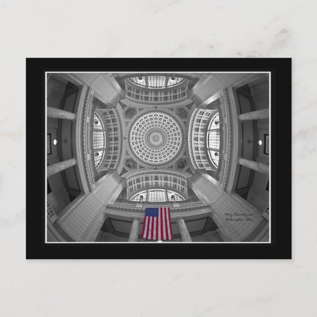 Clinton Landkreis Courthouse Postkarte (Vorderseite)