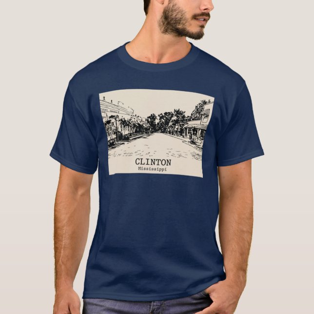 Clinton Mississippi 1 T-Shirt (Vorderseite)