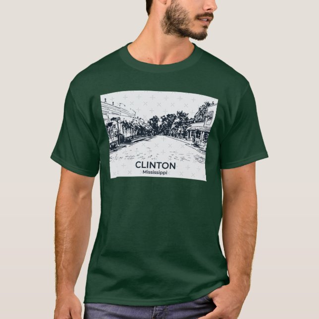 Clinton Mississippi T-Shirt (Vorderseite)
