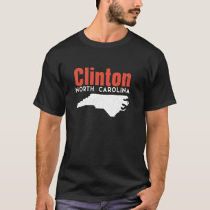 Clinton North Carolina USA Staat America Travel T-Shirt