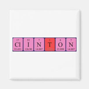 Clinton Periodenmagnet Magnet