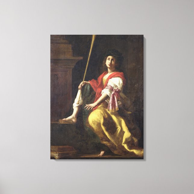 Clio, Muse of History, 1624 Leinwanddruck (Vorderseite)