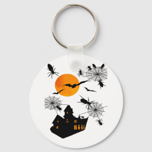 Clip Art Halloween-Happy Halloween Schlüsselanhänger