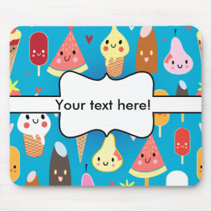 Cliparts für niedliche Lebensmittel Mousepad